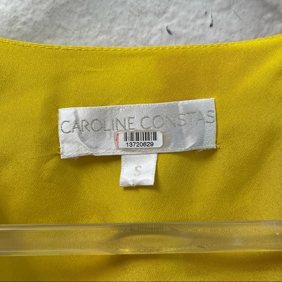 Caroline Constas Liv Maxi Dress Floral Long Sleeve Size Small - Picture 4 of 7